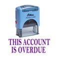 thumbnail image 1 of THIS ACCOUNT IS OVERDUE Self Inking Rubber Stamp Office Stationary Shiny Stamp, 1 of 1