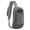 Dark Grey, variant on Sling Bag RFID Blocking Crossbody Backpack with Front Pocket Hiking Daypack Chest Bag for Women Men