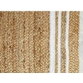 thumbnail image 3 of GRUHUM 4x6 ft, Natural Fibre Handmade Boho Charm Farmhouse Jute Cotton Area Rug Soft Braided Rug for Indoor Outdoor Kitchen Bedroom Living Room Hallways Enterways Rectangle, Natural, 3 of 4