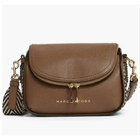 Marc Jacobs Cognac/Gold Hardware Women's Groove Mini Messenger Crossbody Bag