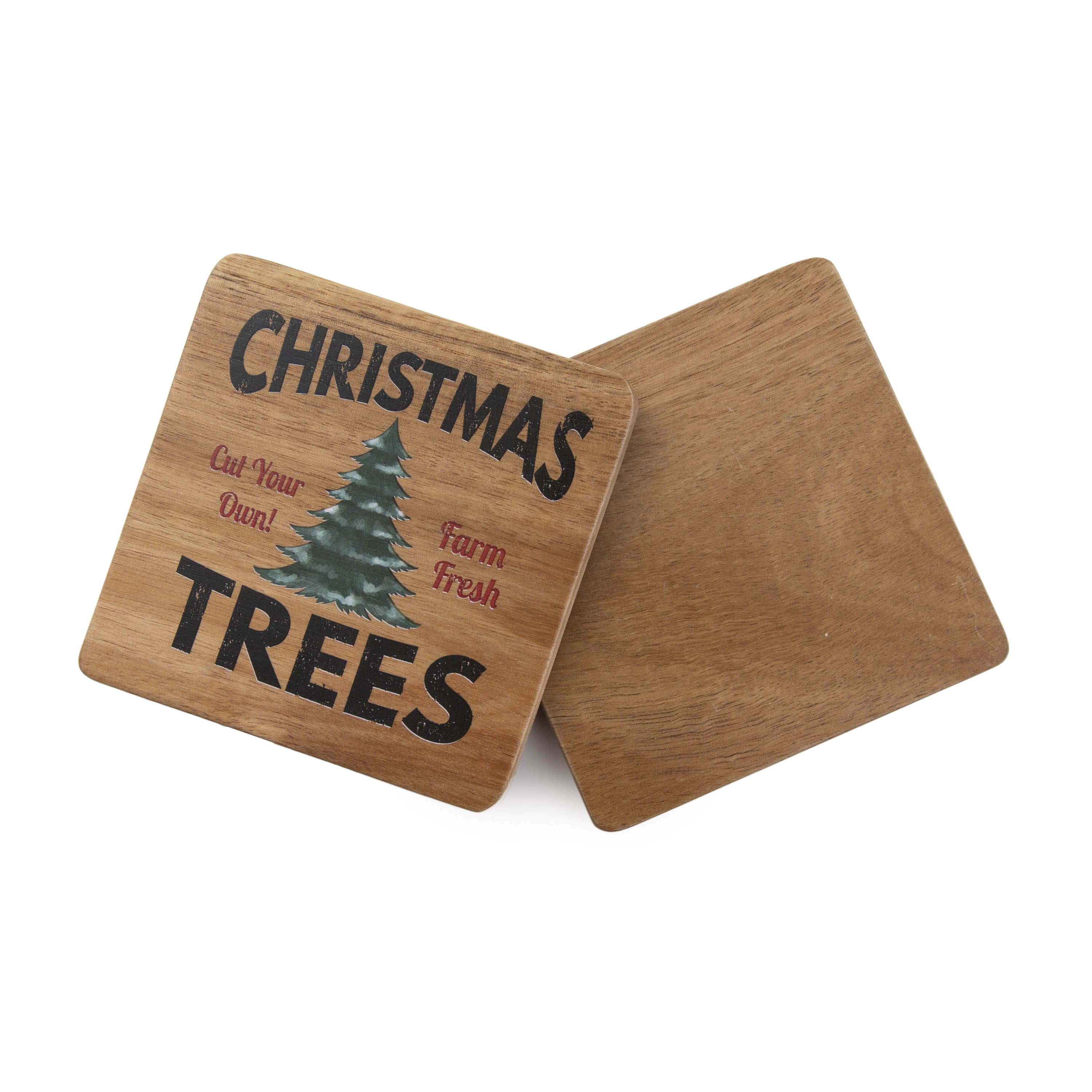 How to Make Wood Coasters From Your Christmas Tree