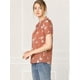 thumbnail image 4 of INSPIRE CHIC Top De Blusa Campesina De Manga Corta Con Volantes Y Cuello Con Lazo Floral Para Mujer Coral S, 4 of 6