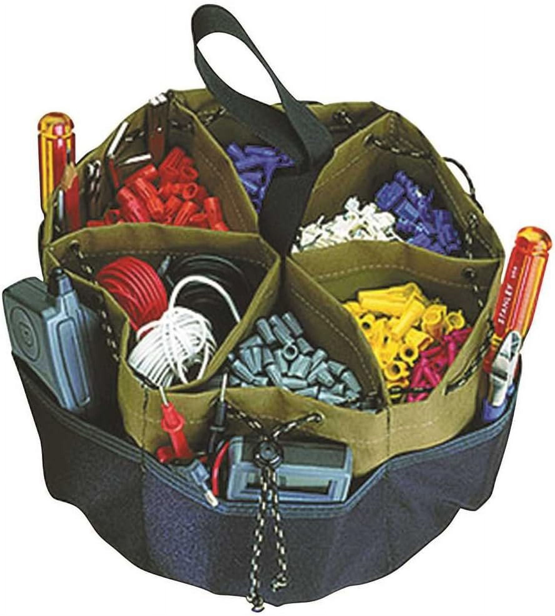 ♡　MOTIVE EQUIPPED TOOL BAG Tool Bag with Zipper, Heavy Duty 16oz Waxed Canvas Wide