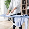 thumbnail image 3 of Seymour Home Products Adjustable Height, T-Leg 53" x 14" Ironing Board, Light Blue, 3 of 13