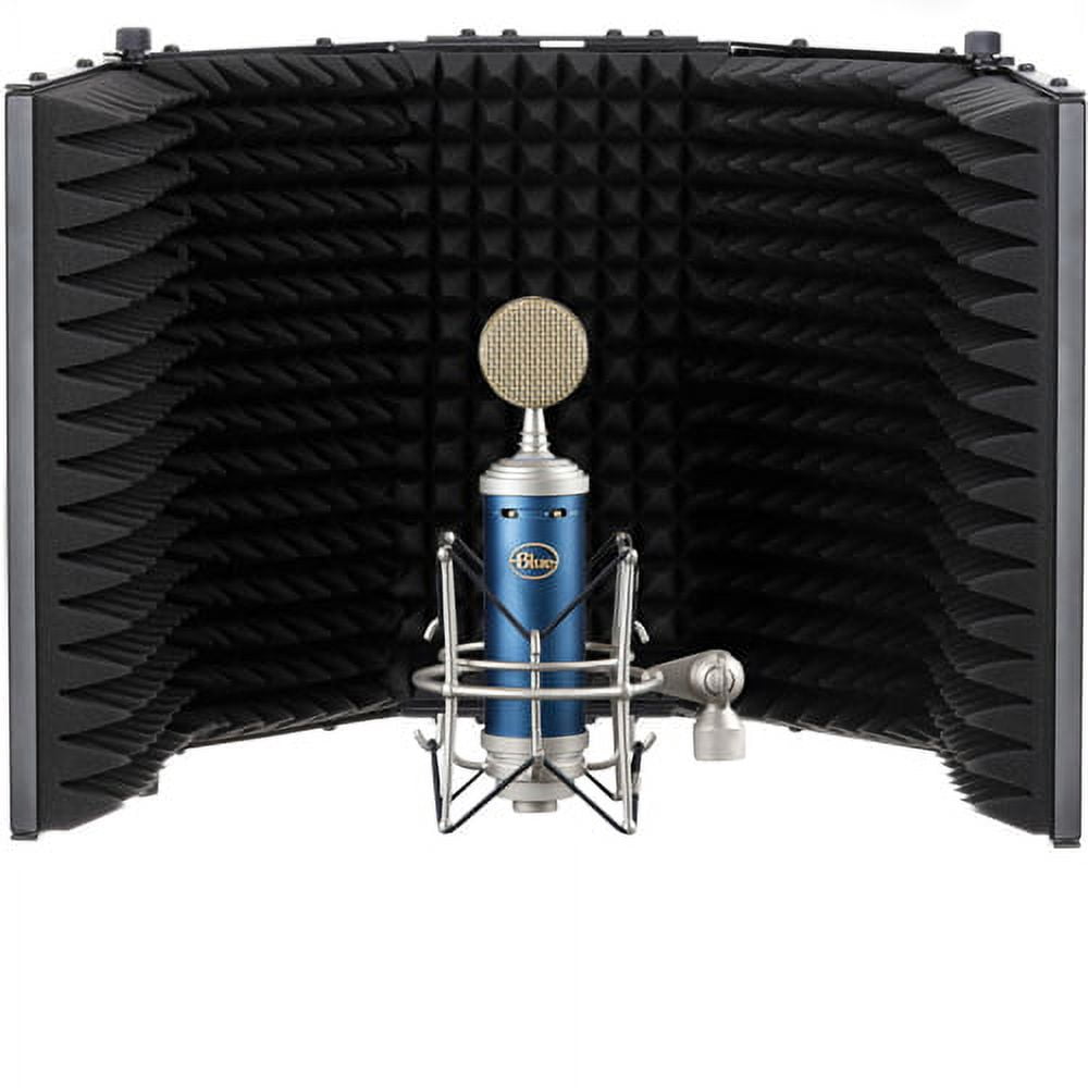 Blue Bluebird SL Large-Diaphragm Condenser Studio Microphone with RF-5P-B Reflection Filter and RFMS-580 Reflection Filter Tripod Mic Stand Bundle
