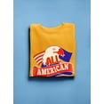 thumbnail image 3 of All American Father. Sweatshirt Men -Image by Shutterstock, Male XX-Large, 3 of 4