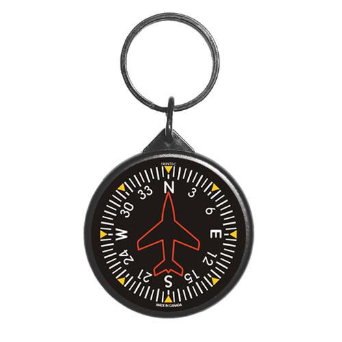 Trintec 2" Classic Directional Gyro Round Keychain - KCR62