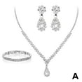thumbnail image 7 of 2025 Women's Earrings, Necklace and Bracelet Three-piece Set, 7 of 7