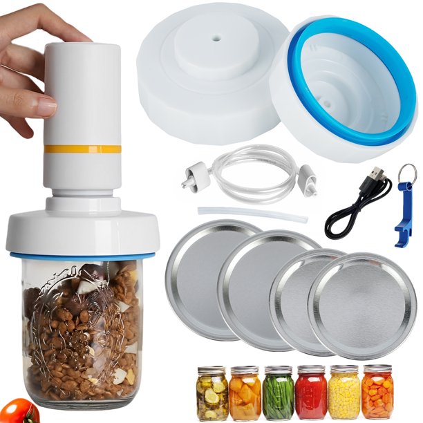11Pcs Electric Mason Jar Vacuum Sealer Safe Vacuum Sealer Attachment