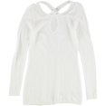 thumbnail image 1 of bar III Suéter estilo túnica con espalda cruzada para mujer, blanco, XX-Small, 1 of 2