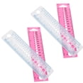 thumbnail image 2 of OFFIGAM Sewing Ruler Set, 4 Pieces Plastic Assorted Colors for Beginners, Sweater Pin Measuring Tool, 2 of 11