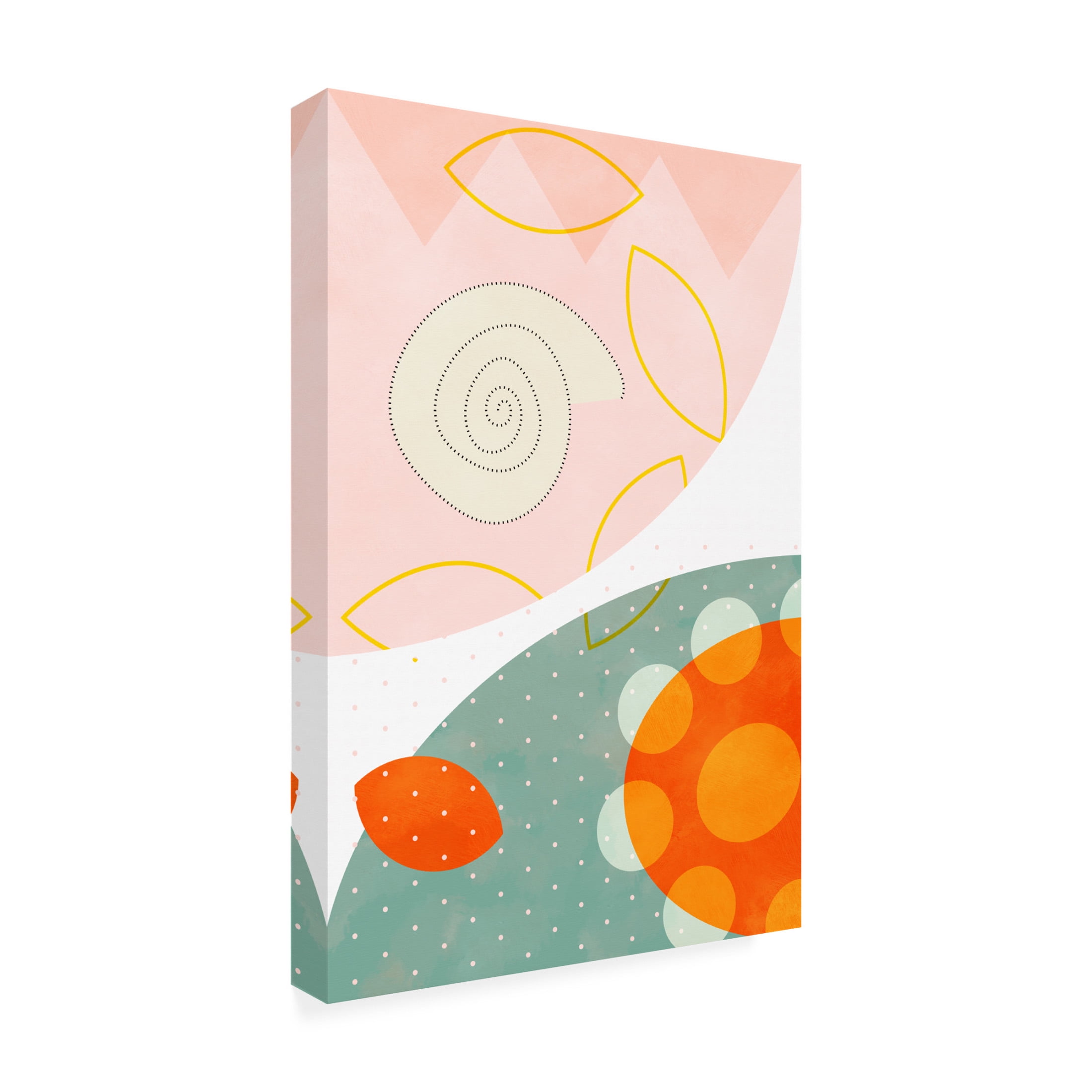 Trademark Fine Art Ana Rut Bre Friendly Colors Hilma 4 Canvas Wall Art