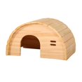 thumbnail image 2 of Escondite de hámster de madera, con ventana Decoración de hábitat ventilada espaciosa Choza de chinchilla para mascotas Escondite de ardilla Jerbos L Yinane Escondite de hámster, 2 of 4