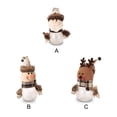 thumbnail image 4 of Bewildely Tarro de dulces de Navidad para niños, Santa Claus, muñeco de nieve, alce, caja de almacenamiento, muñeco de peluche, botella de plástico de Kits de decoración para fiestas Papá Noel Bewildely HA007864-01, 4 of 6