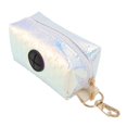 thumbnail image 4 of Poop Bag Dispenser, Large Storage Hands Free Metal Clip Zipped Fish Scales Pattern Poop Bag Holder With 1 Roll Poop Bag For Chest Harness For Belt, 4 of 8