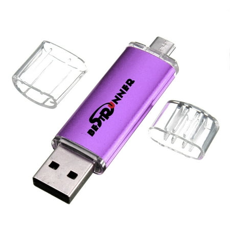 BESTRUNNER Purple Pink 8GB USB 2.0 Flash Pen Drive Memory Stick for OTG Smart phone Tablet (Best Pc Flight Stick 2019)