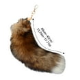 thumbnail image 2 of Unique Animal Tail Keychain Pendant Long Design Handbag Backpack Accessory Charms For Everyday Carry, 2 of 4