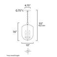 thumbnail image 3 of 10033BK Maxim Lighting Provident - 3 Light Chandelier, 3 of 5