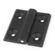 thumbnail image 1 of Bisagras de puerta de armarios de ventana de aluminio negro de 60 mm x 60 mm, 1 of 2