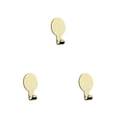 thumbnail image 4 of Redempat 1/2/3/5 Self Adhesive Hook Multifunctional Hanging Holder Simple Installation Clothes Holders Household Wide Application Golden 3PCS, 4 of 6