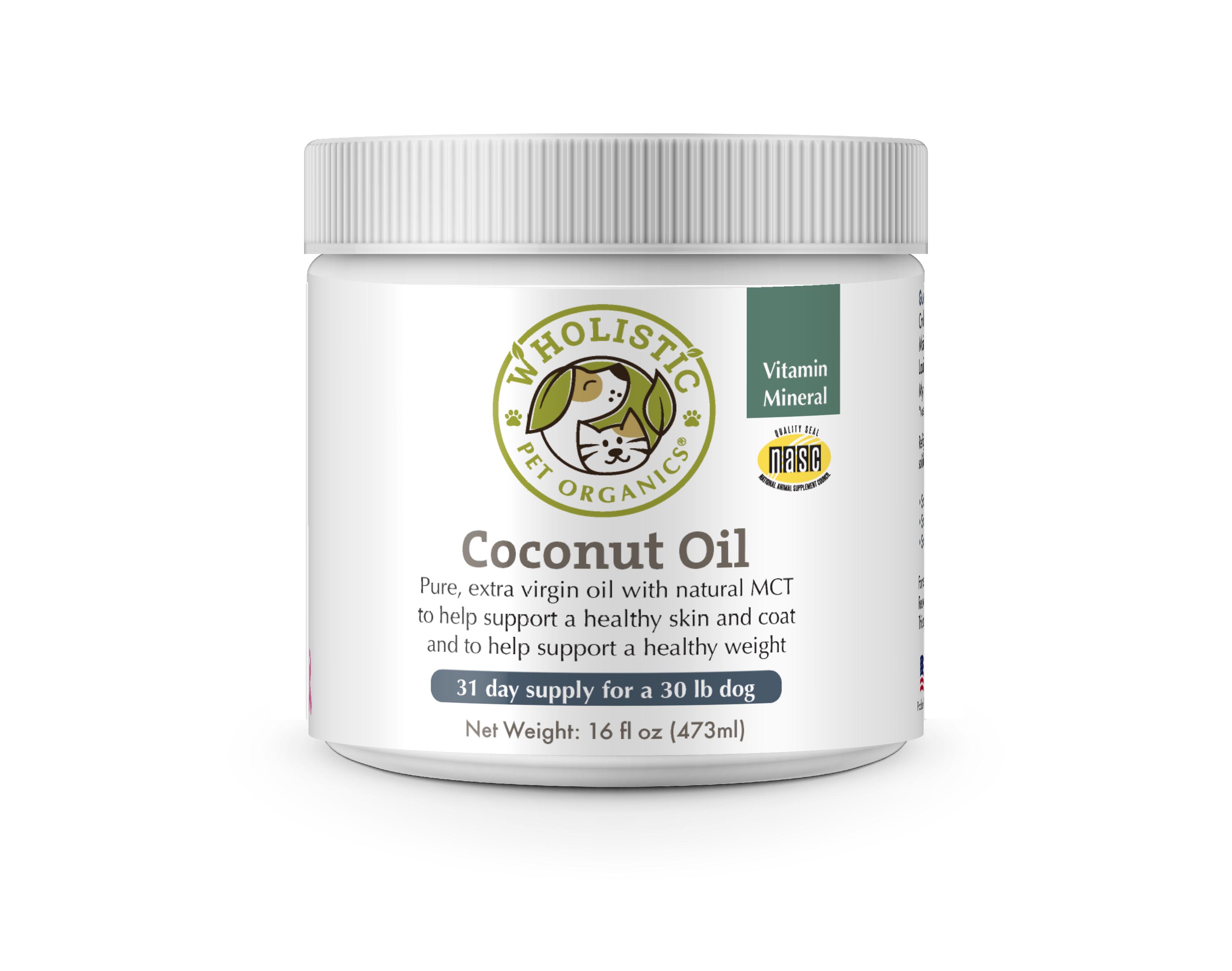 Wholistic Canine Coconut Oil, 16 Fl Oz