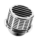 thumbnail image 2 of Parrilla De Ventilación Redonda, Práctica Cubierta De Ventilación De Aire De Escape Finamente Tratada De Acero Inoxidable 304 Para El Hogar, 2 of 8