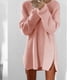 thumbnail image 2 of Vestido hasta la rodilla sin mangas con cuello en V liso a rayas informal suelto a la moda para mujer Fridja  qw4447, 2 of 6