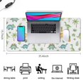 thumbnail image 5 of Long Mouse Pads for Desk,White Dinosaurs Palms Pineapples Pattern Desk Mats on Top Of Desks, Desk Mouse Pad Extra Large with 3mm Non-Slip Base and Stitched Edge for Gaming,Office,Work,Home 35.4"x15.7", 5 of 6