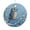 Pattern, variant on Christmas Ornament Customized Round Ceramic Ornament Owl Sitting on A Tree Branch in A Winter Scene-4 Keepsake Funny Christmas Hanging Tree Decor Ornament for Family Friend