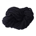 thumbnail image 1 of DEBGFS -Wool Yarn Super Soft Chunky Wool Yarn Diy Knitting Wool Roving Crocheting Yarn,black, 1 of 6