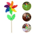 thumbnail image 3 of EeaseMX 12 piezas de molinillos de viento de arcoíris para jardín infantil, decoración de jardín, 3 of 7