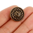 thumbnail image 5 of Metal Hand-stitched Buckle 20 Pcs Retro Sewing Buttons Coat Clothes Hollow Out Costume Accessories Zinc Alloy, 5 of 6