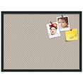 thumbnail image 2 of PinPix 30x22 Custom Cork Bulletin Board Brown Polka Dot Poster Board Has a Fabric Style Canvas Finish, Framed in Brown Polka Dot, by ArtToFrames (PinPix-501), 2 of 6
