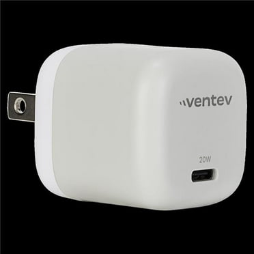 Ventev WC20-HDBX266738 20W Ultrafast USB C Universal Mini Wall Charger - Gray