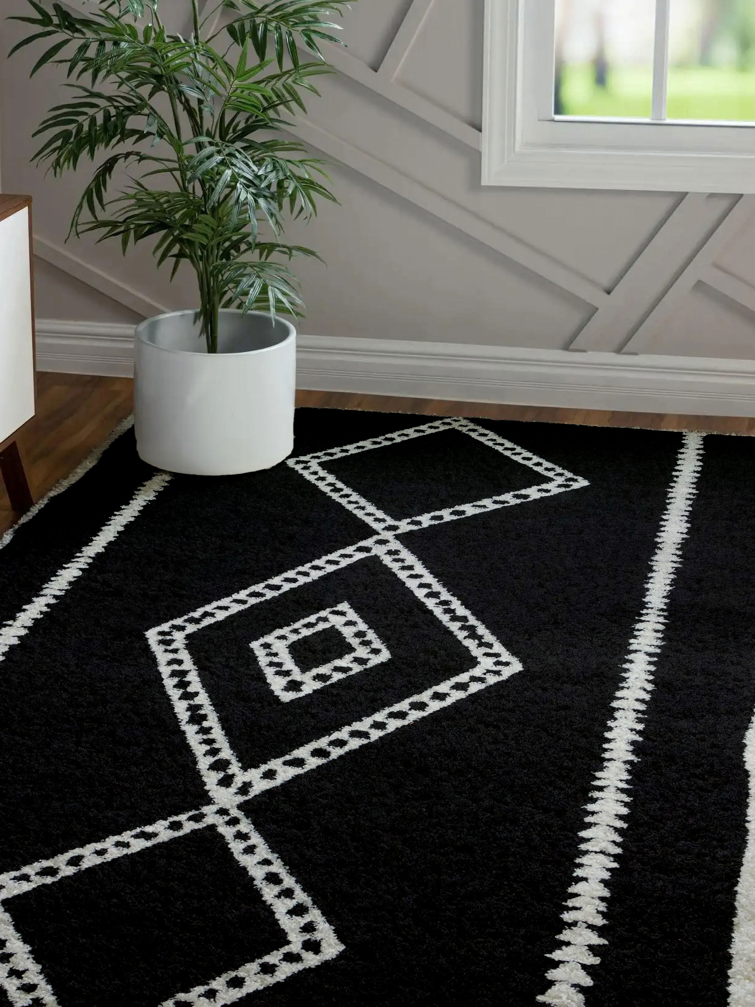 ECARPET Zelda Contemporary Runner Rug for Living Room, Bedroom, Dining Room, Entrance, Hallway and More.