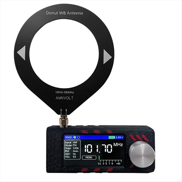 Radio ATS MINI PRO SI4732 de Banda , Receptor de Bolsillo, Versión Mejorada de 0,5-108 MHz, FM, AM, MW, SW, SSB, V1.01, ESP32-S3 B