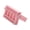 Pink, variant on dianhelloya Nail Art Tools Manicure Drill Bits Stand Multi-grid Design Height Adjustable High Durability Dustproof 16 Slots Nail Drill Bit Brush Storage Holder for Nail Salon