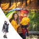 thumbnail image 2 of Monstrate Chubasquero Unisex de EVA con capucha para hombre y mujer, Impermeable, capa larga, ropa de lluvia con capucha para viaje, Camping, Paraguas de lluvia, 2 of 5