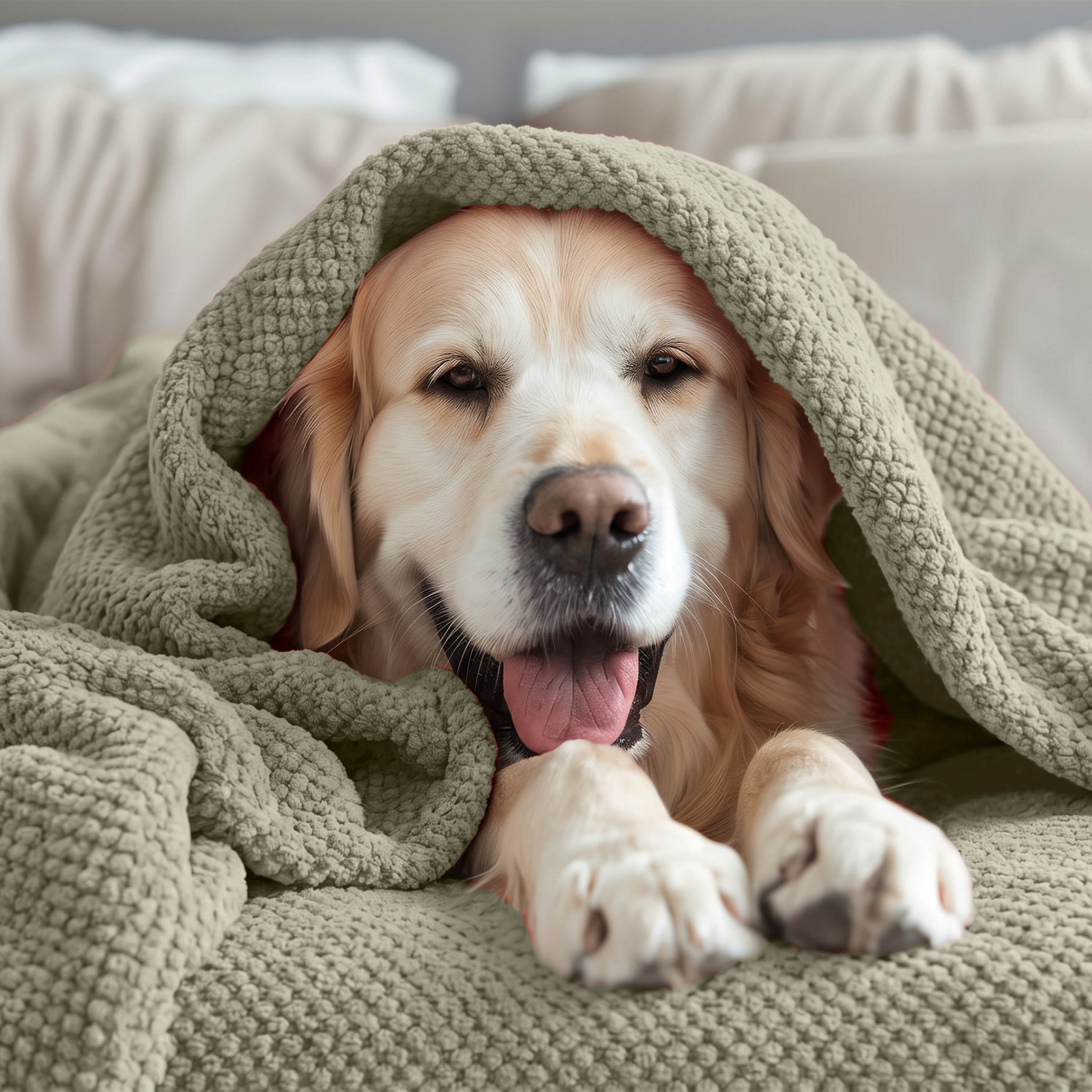 Vellux Twin Plush Texture Blanket | Ultra Soft Lightweight All-Season Throw | Sage