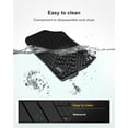 thumbnail image 5 of 3W Floor Mats Floor Liner for Jeep Wrangler 4XE 2021-2024 Hybrid 4 Door Black All-Weather TPE Floor Liner for Jeep Wrangler 4XE (Non JL or JK) 1st and 2nd Row Car Mats, 5 of 5