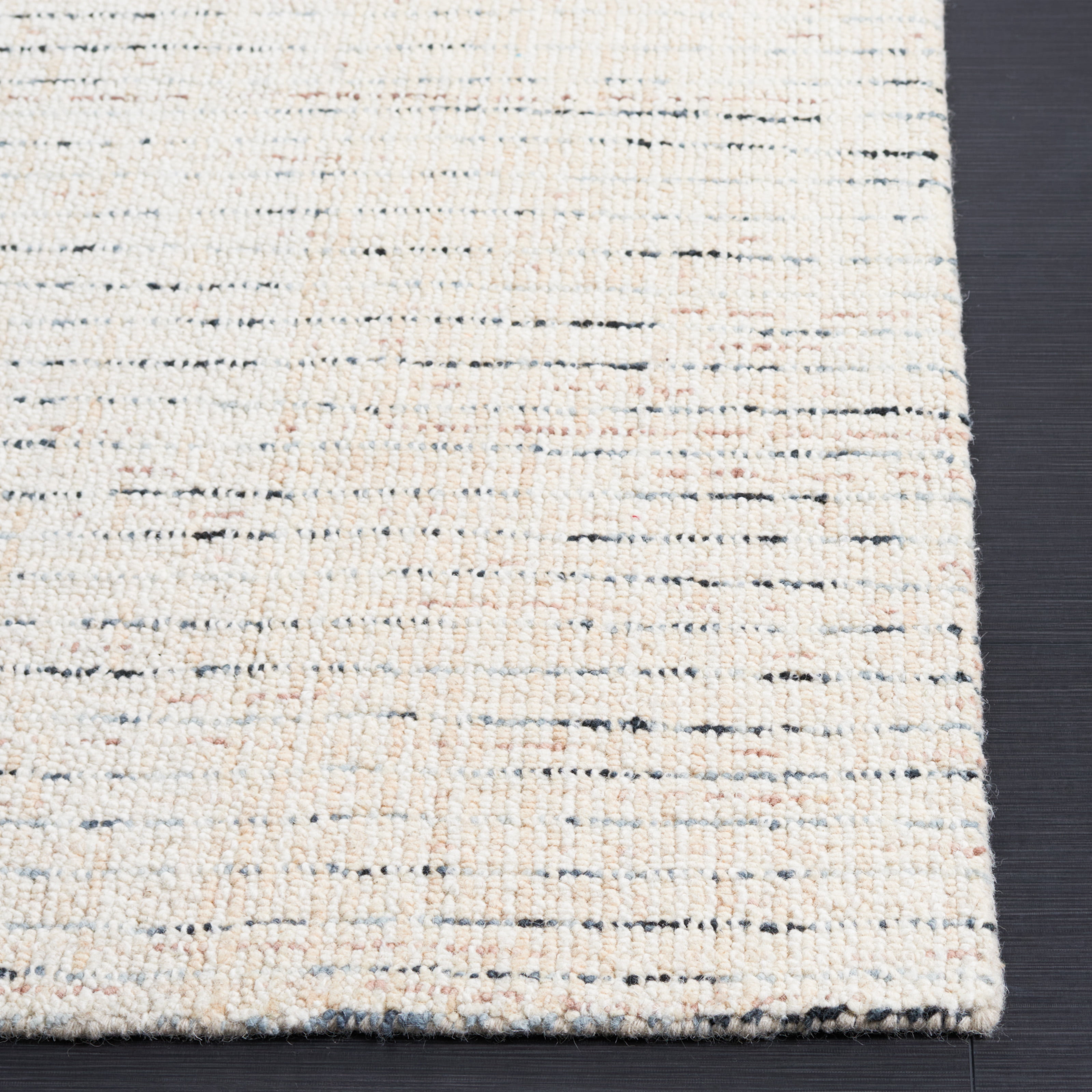 Safavieh Abstract Delia Distressed Wool Area Rug, Ivory/Blue, 2'3" x 4'