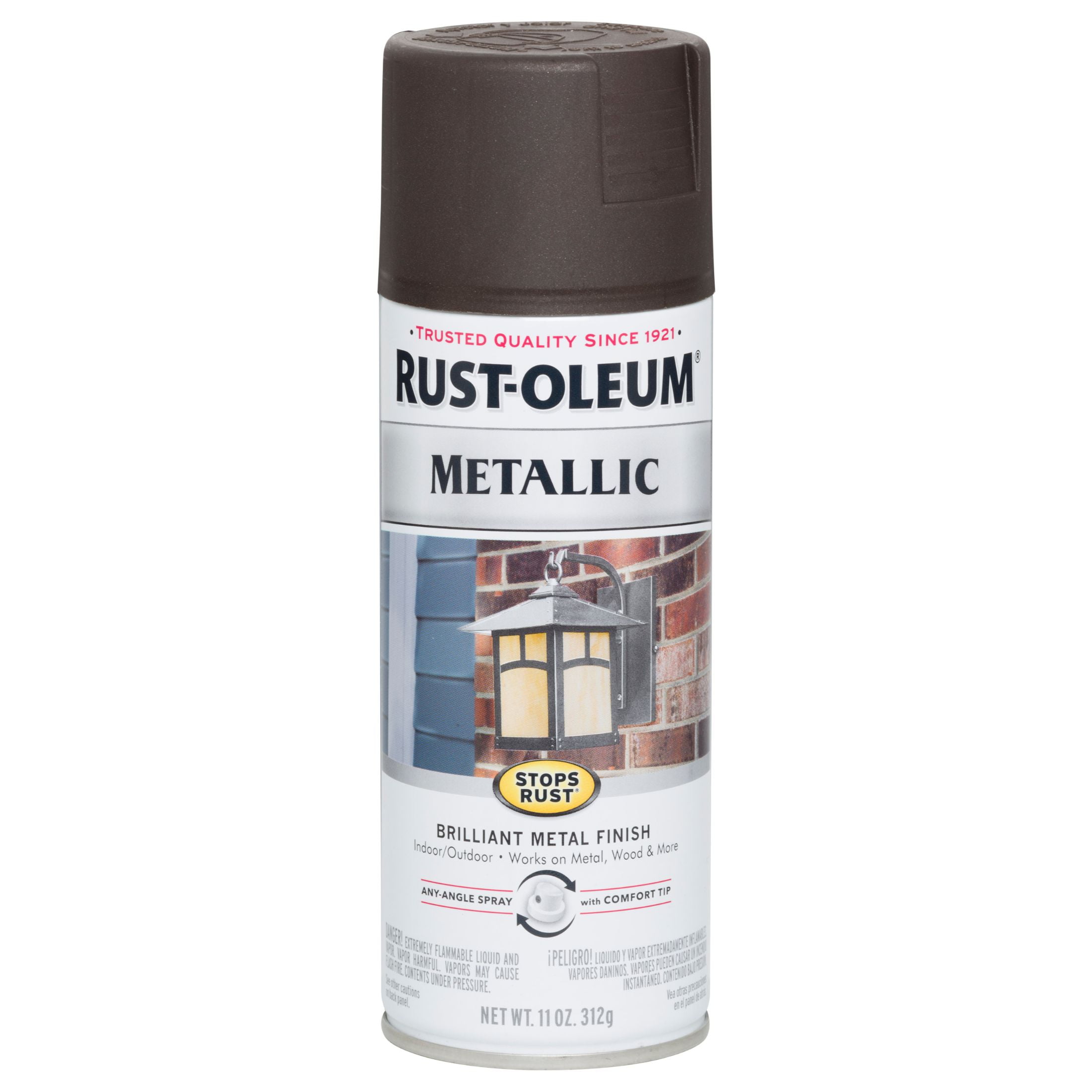 Oil Rubbed Bronze, Rust-Oleum Stops Rust Metallic Spray Paint-248636, 11 oz