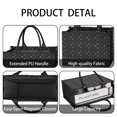 thumbnail image 4 of Large Capacity Tote Bag,Black Cosmic Pattern Handbag Fashion Luxury Tote Bag,15.7"x13"x 5.1" Inches,Laptop Compatible, 4 of 6