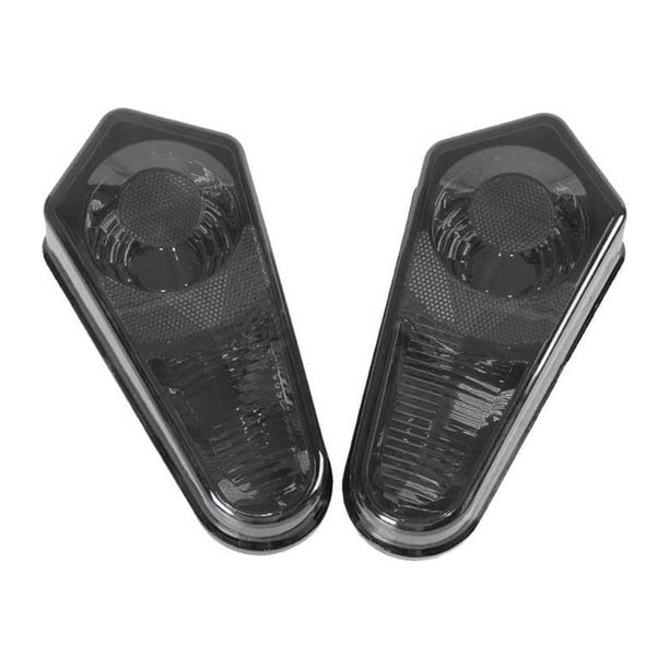 Speravity 1 par de luces traseras IP67 izquierda derecha trasera del vehículo lámpara de freno exterior conducción luz trasera reemplazo de Accesorios para motos Negro