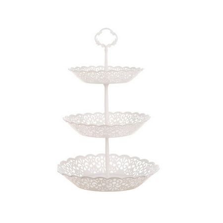

Nomeni Kitchen Gadgets 3-Tier Dessert Event Tower Cupcake Round Plate Wedding Stand Cake Party Display Kitchen，Dining & Bar