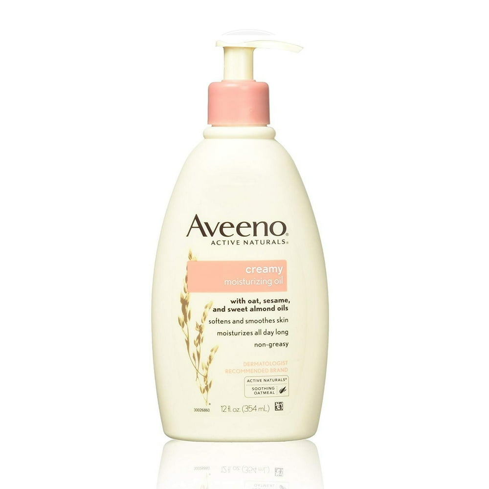 Aveeno Creamy Moisturizing Body Oil for Dry Skin, 12 fl. oz Walmart