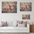 thumbnail image 4 of Designart "Minimalist Elegance in Pink Cherry Blossoms VI" Floral Print on Natural Pine Wood, 4 of 5