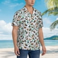 thumbnail image 2 of Salouo Mallard Ducks Wild Birds1 for Hawaiian Shirt for Men,Summer Beach Casual Short Sleeve Button Down Shirts Men's Regular-Fit Short-Sleeve Print Shirt -X-Large, 2 of 6