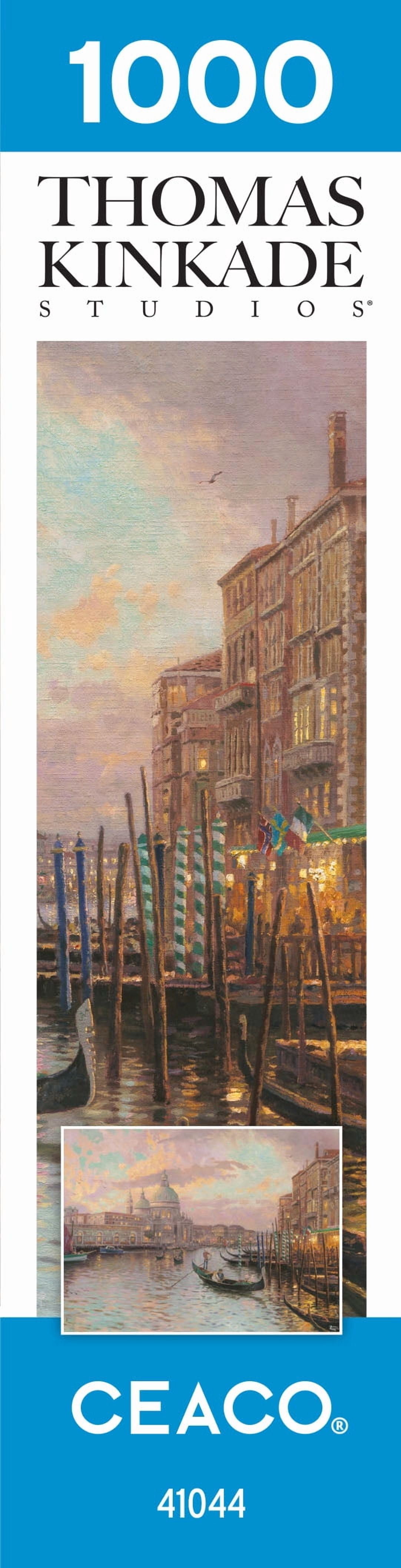 Ceaco Thomas Kinkade Venice 1000-Piece Interlocking Jigsaw Puzzle for Children Ages 14+