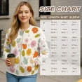 thumbnail image 7 of DISNIMO Flower Printed Jackets for Women Long Sleeve Sweatshirts Zip Up Outwear Fall Winter Clothes, S, 7 of 7